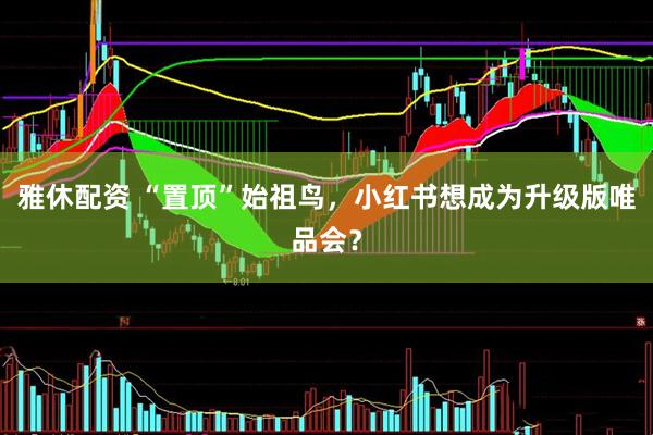 雅休配资 “置顶”始祖鸟，小红书想成为升级版唯品会？
